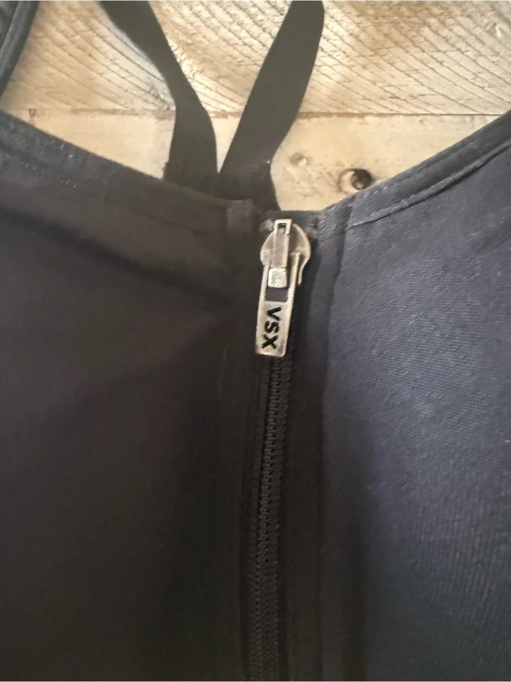 Victoria’s Secret VSX Knockout Front-Zip Black Sports Bra - 34DD